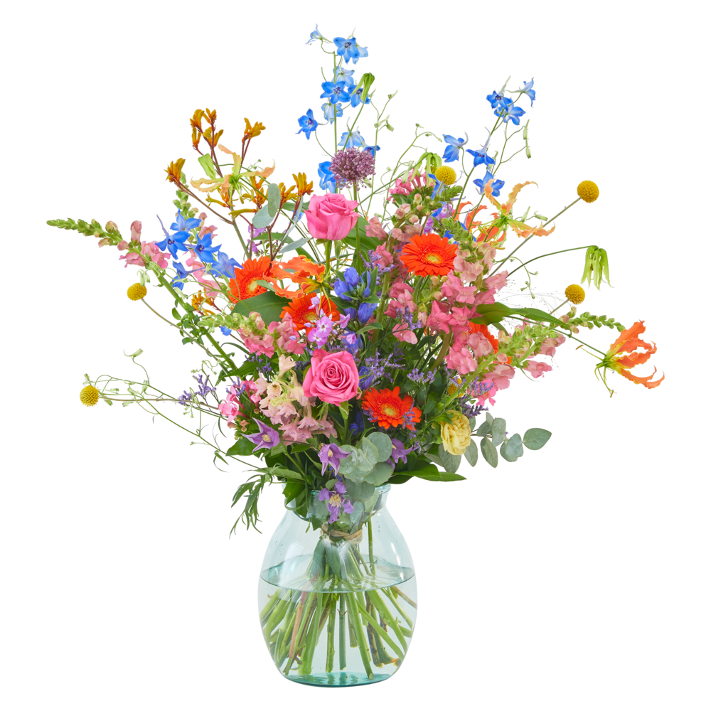 Rich colours - Funeral bouquet