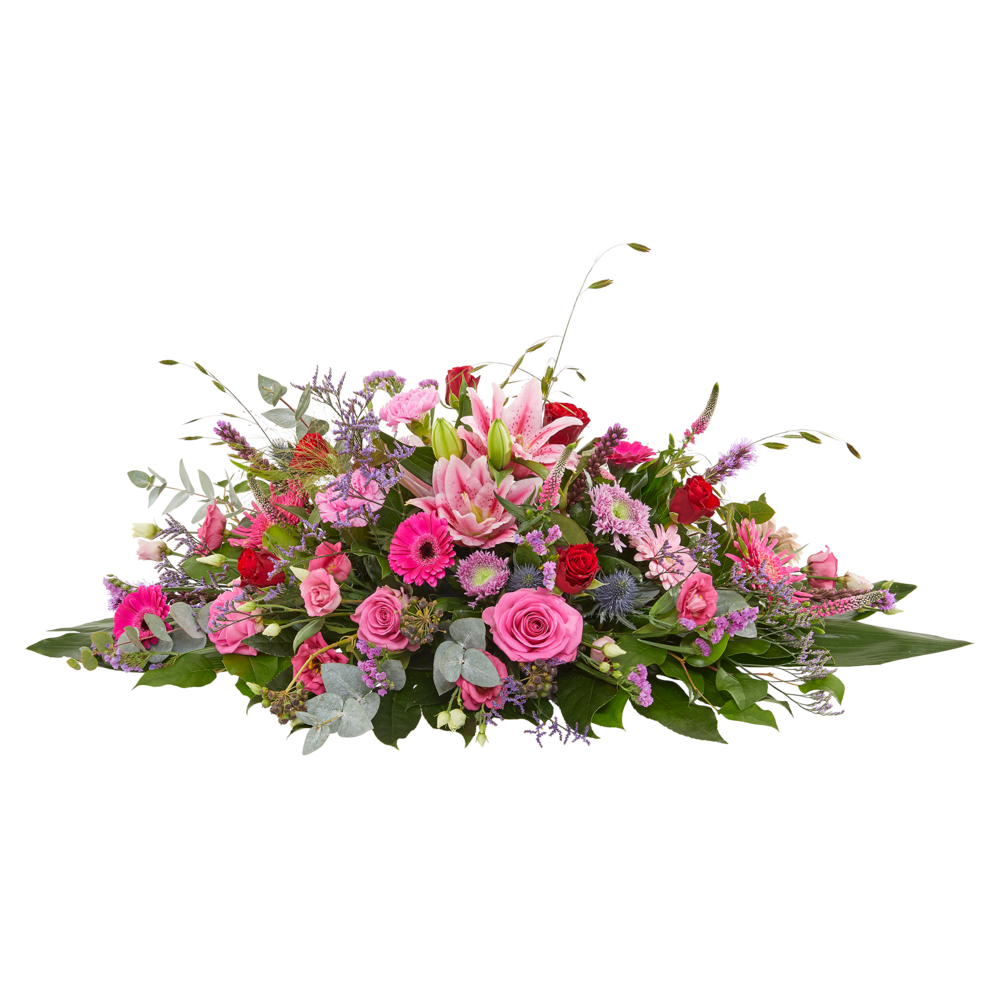 Warm kiss - Oval flower arrangement
