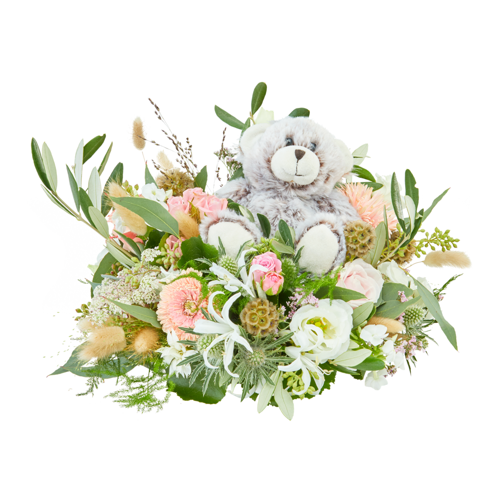 Soft hug - Special shape flower arrangement