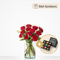 You make me happy bouquet (gift set with chocolate)