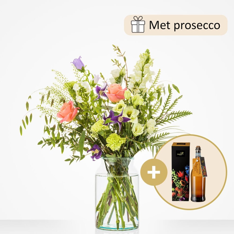 Sparkling bouquet (gift set with Prosecco)