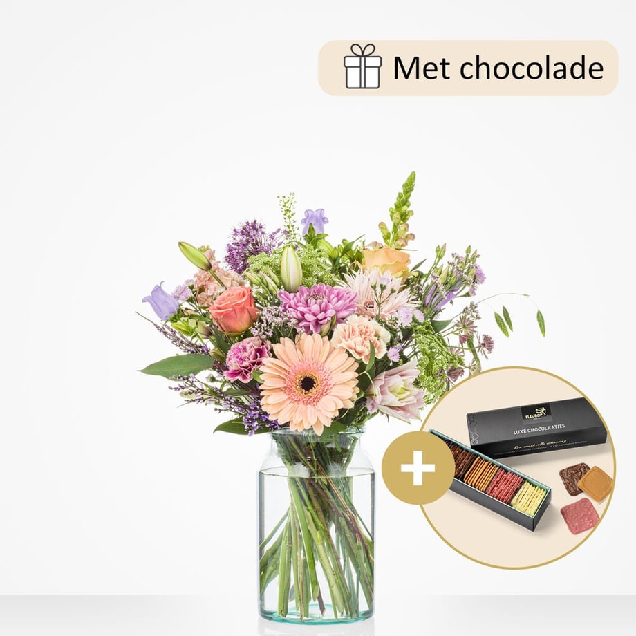 For you bouquet (gift set with chocolate)