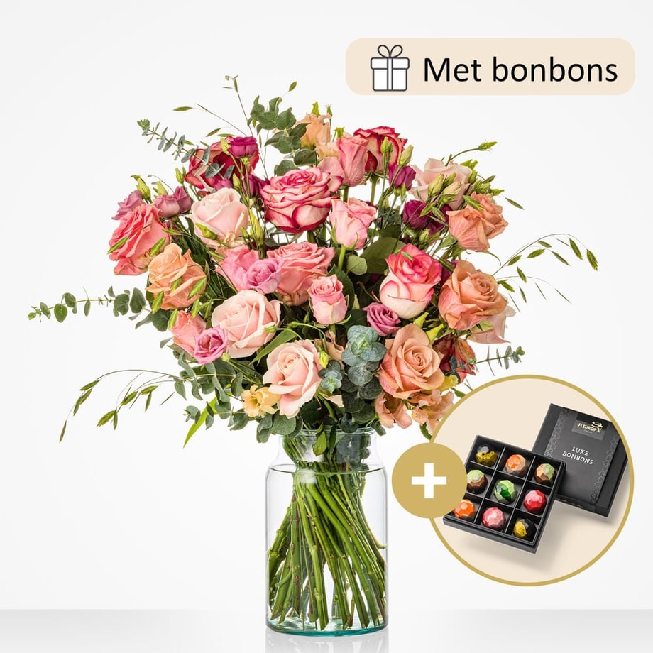 Eternal love bouquet (gift set with chocolate)