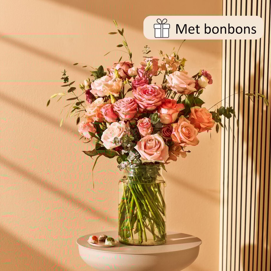 Eternal love bouquet (gift set with chocolate)