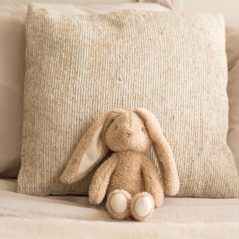 Geboorteboeket roze (cadeauset met knuffel)