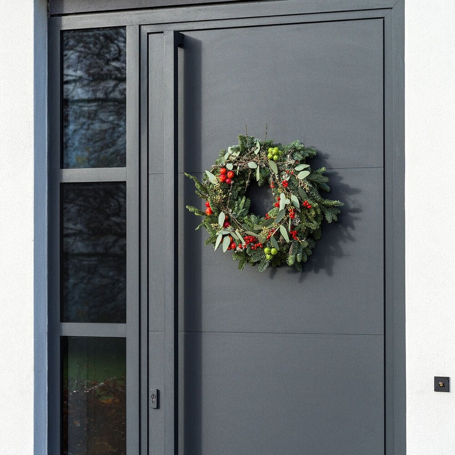 Christmas wreath red