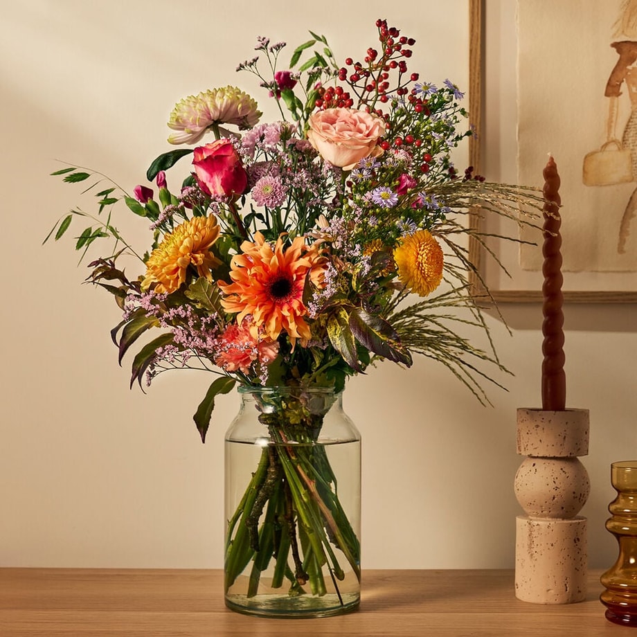 Colourful autumn bouquet