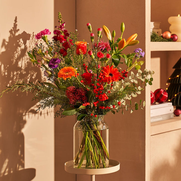 Colourful Christmas bouquet