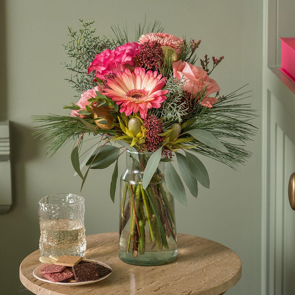 Liefdevolle kerstwens boeket