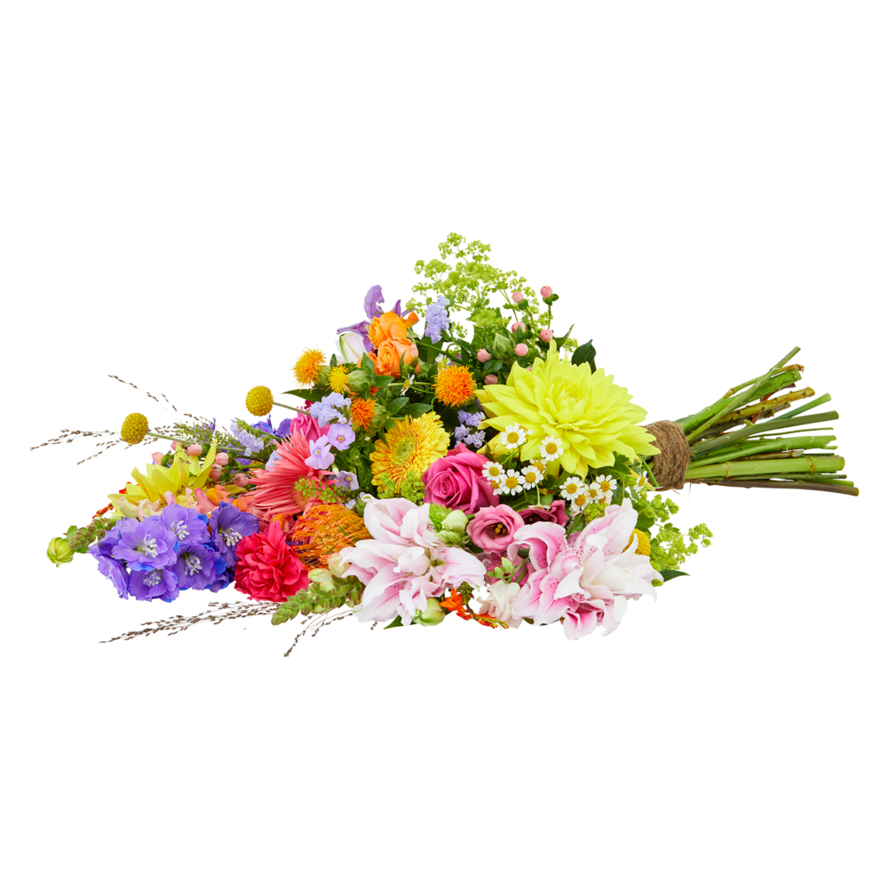 Colour splendour - Funeral bouquet