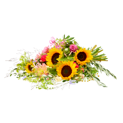 Sunshine funeral bouquet