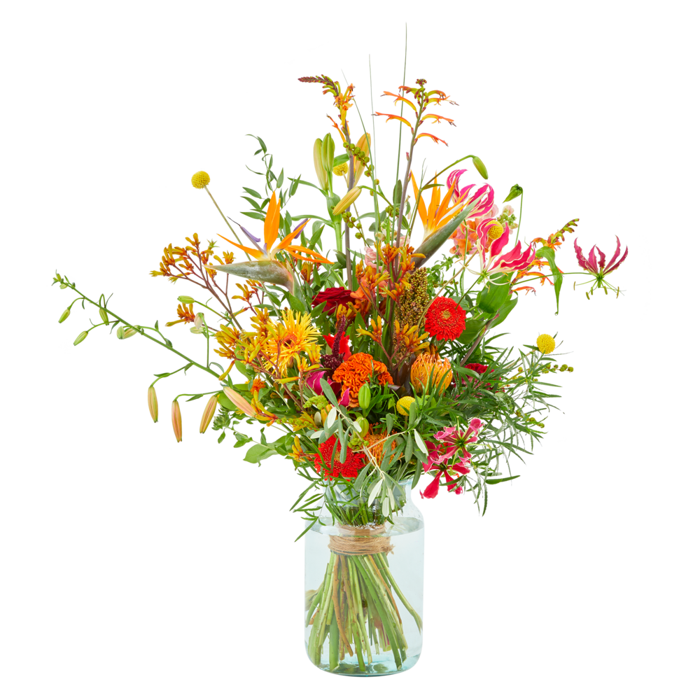 Exotic garden - Funeral bouquet