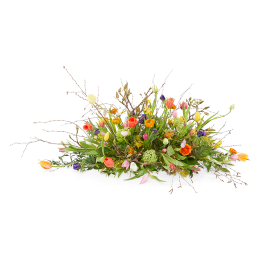 From the bulb funeral arrangement