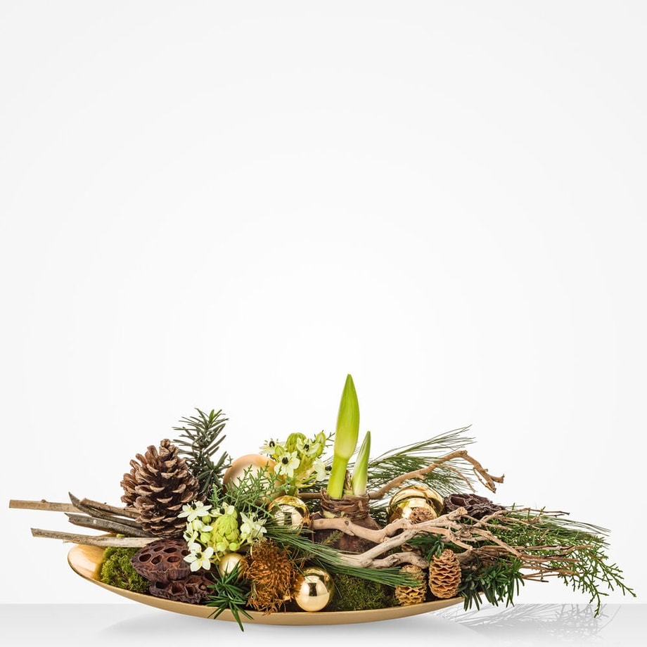 Natuurlijk kerststuk