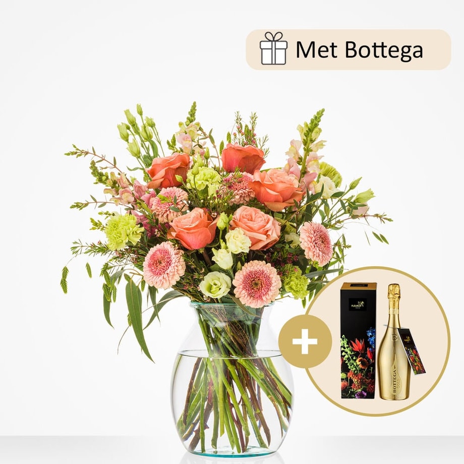 Stylish bouquet (gift set with Bottega Prosecco)