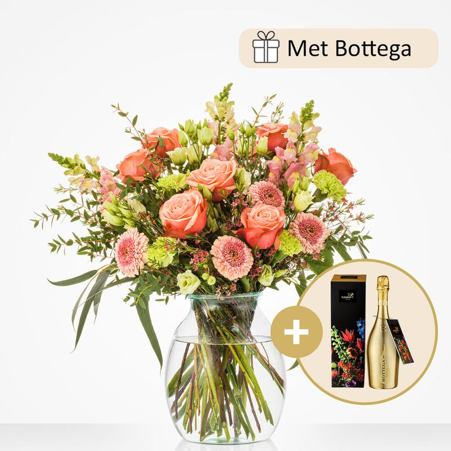 Stylish bouquet (gift set with Bottega Prosecco)