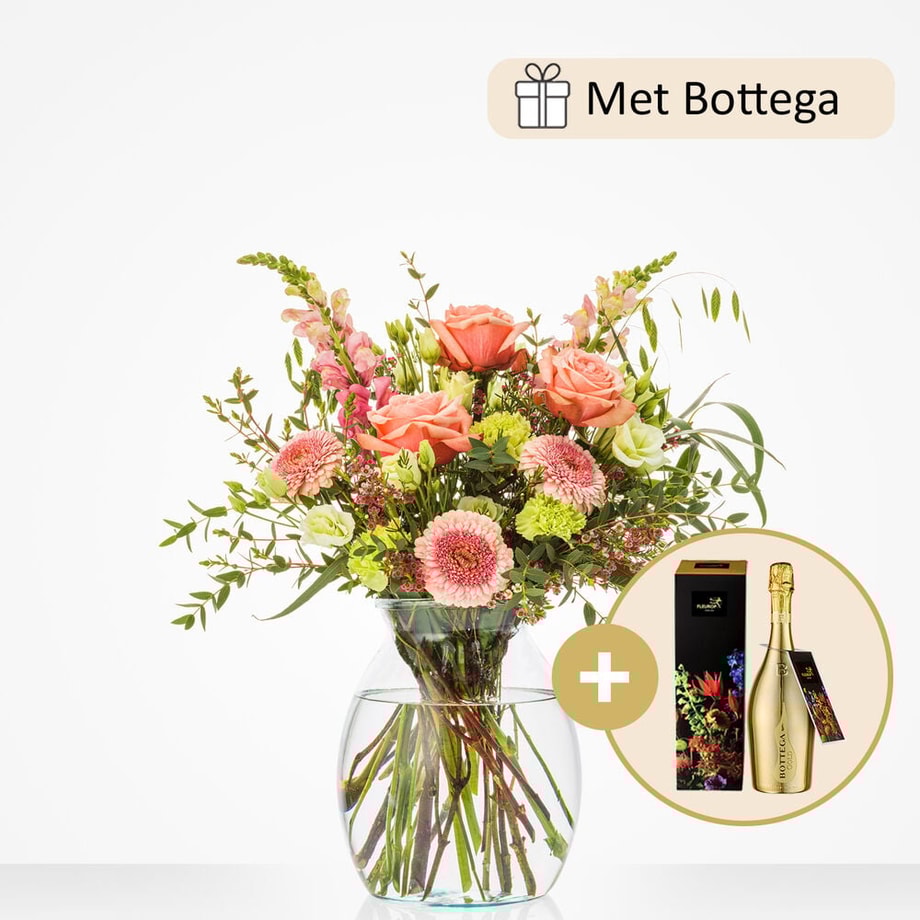 Stylish bouquet (gift set with Bottega Prosecco)
