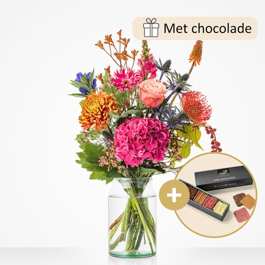 Delirious bouquet (gift set with chocolate)