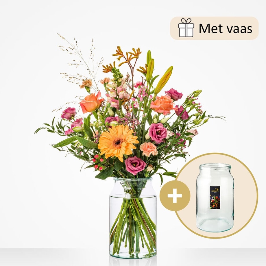 Happy bouquet (vase included!)