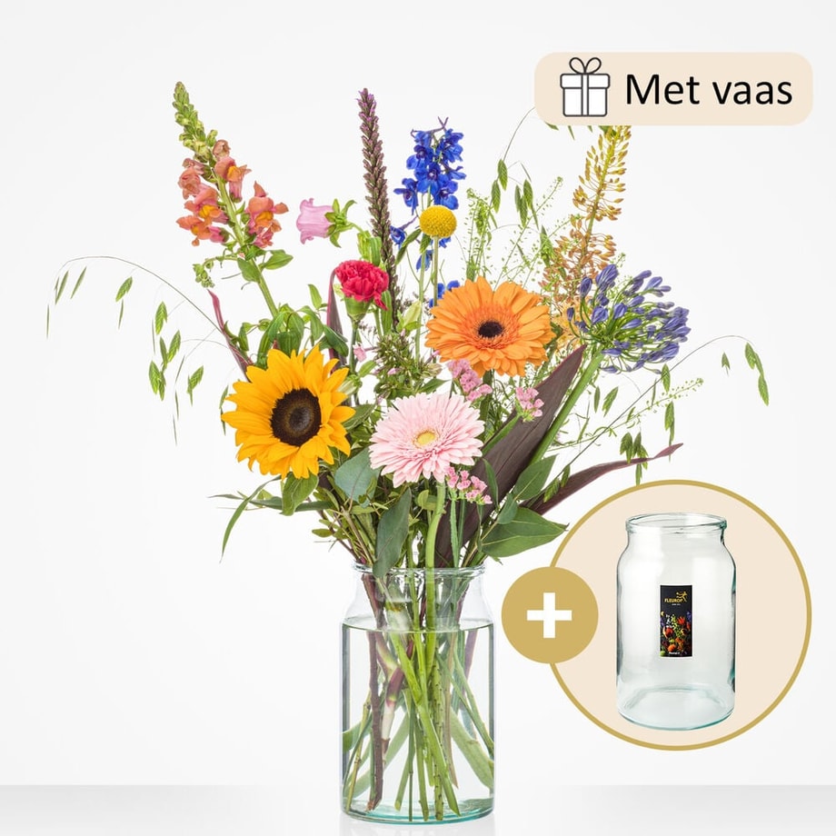 Sunny bouquet (vase included!)