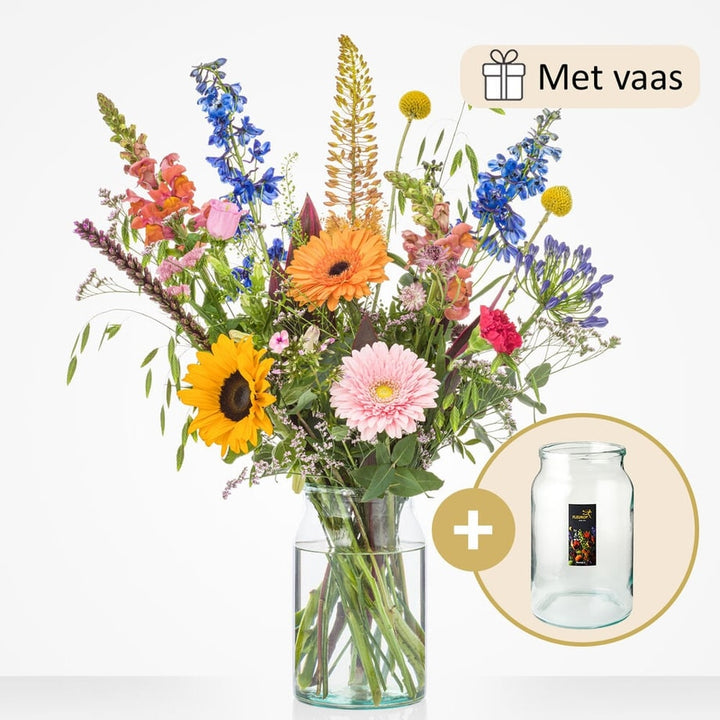 Sunny bouquet (vase included!)