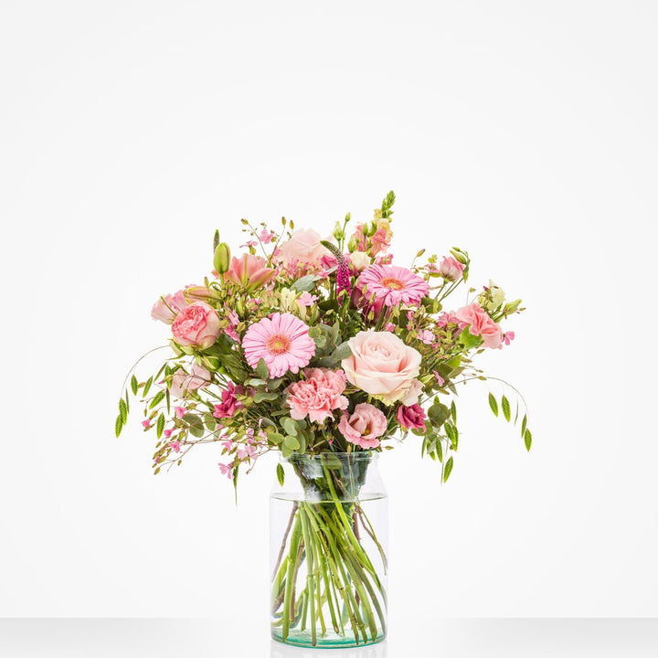 Festive pink bouquet