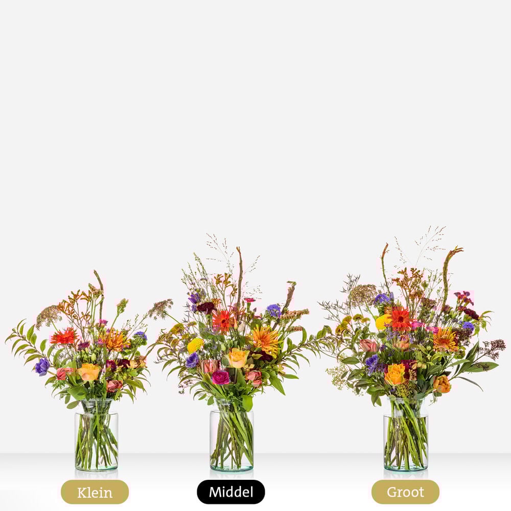 Colourful spring bouquet