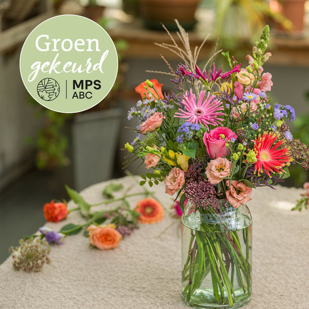 Green Approved bouquet