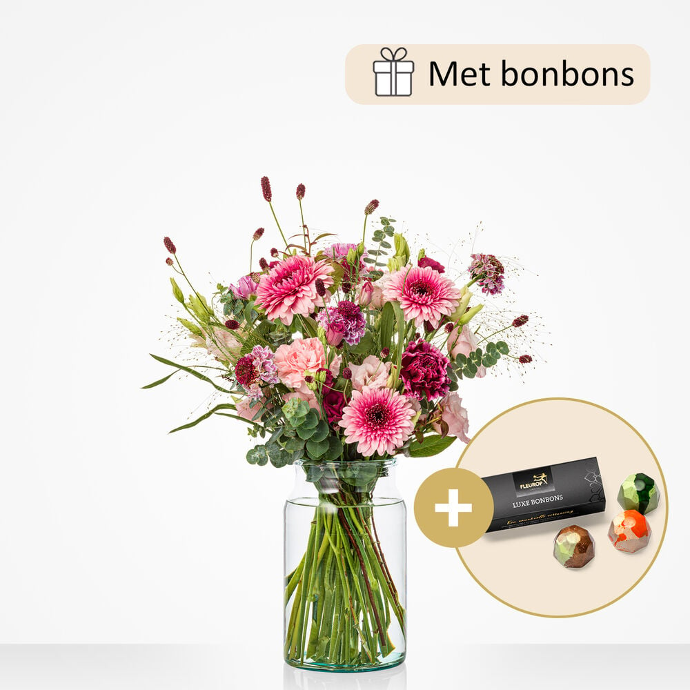 Loving bouquet (gift set with chocolate)