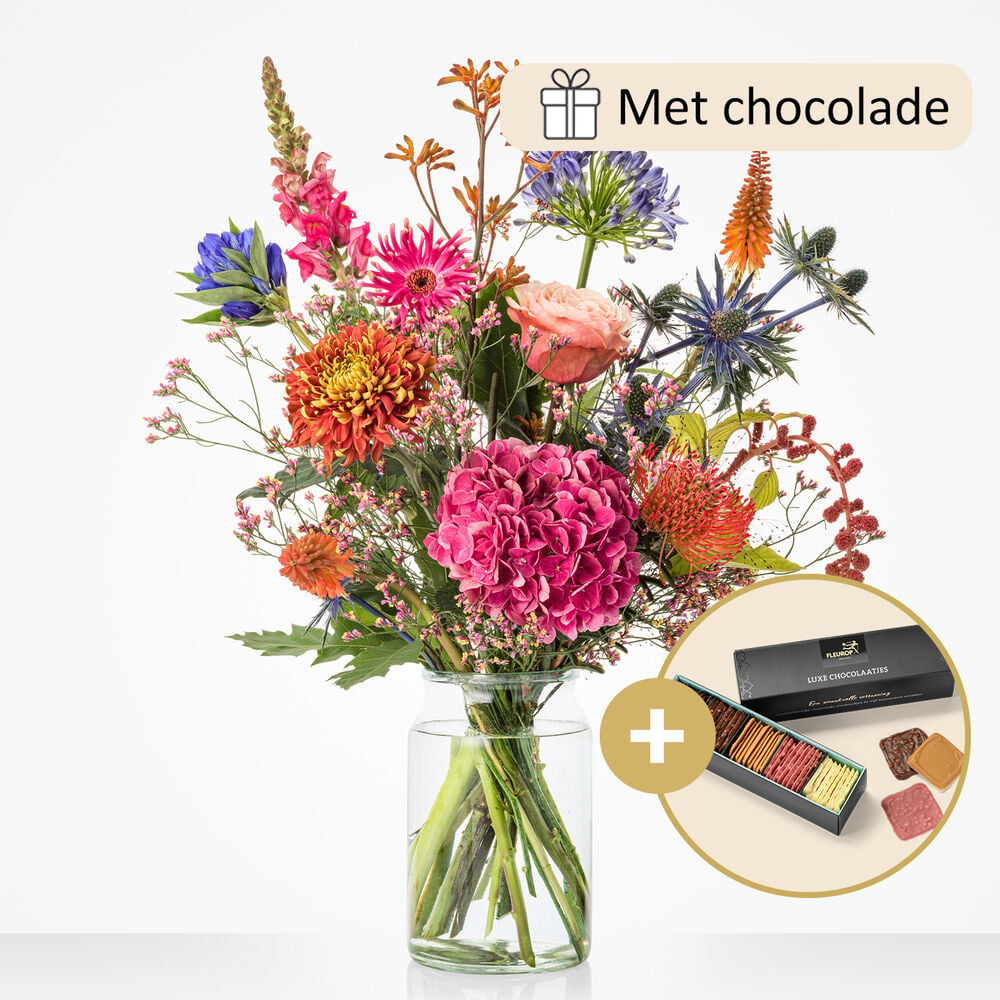 Delirious bouquet (gift set with chocolate)