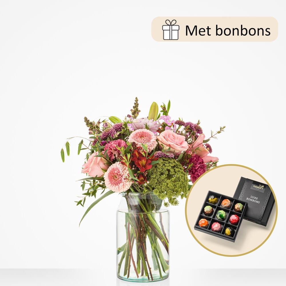 Sweet gesture bouquet (gift set with chocolate)