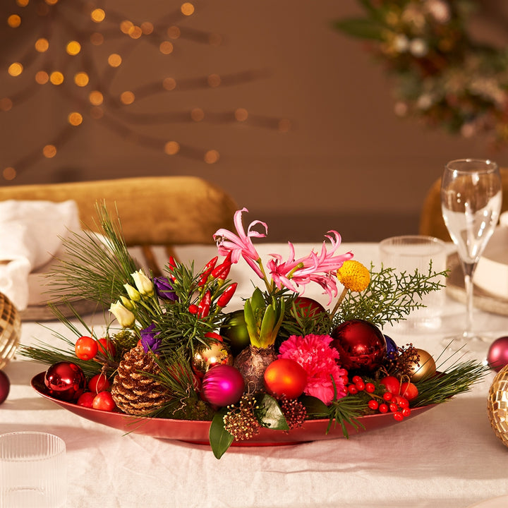 Colourful Christmas arrangement