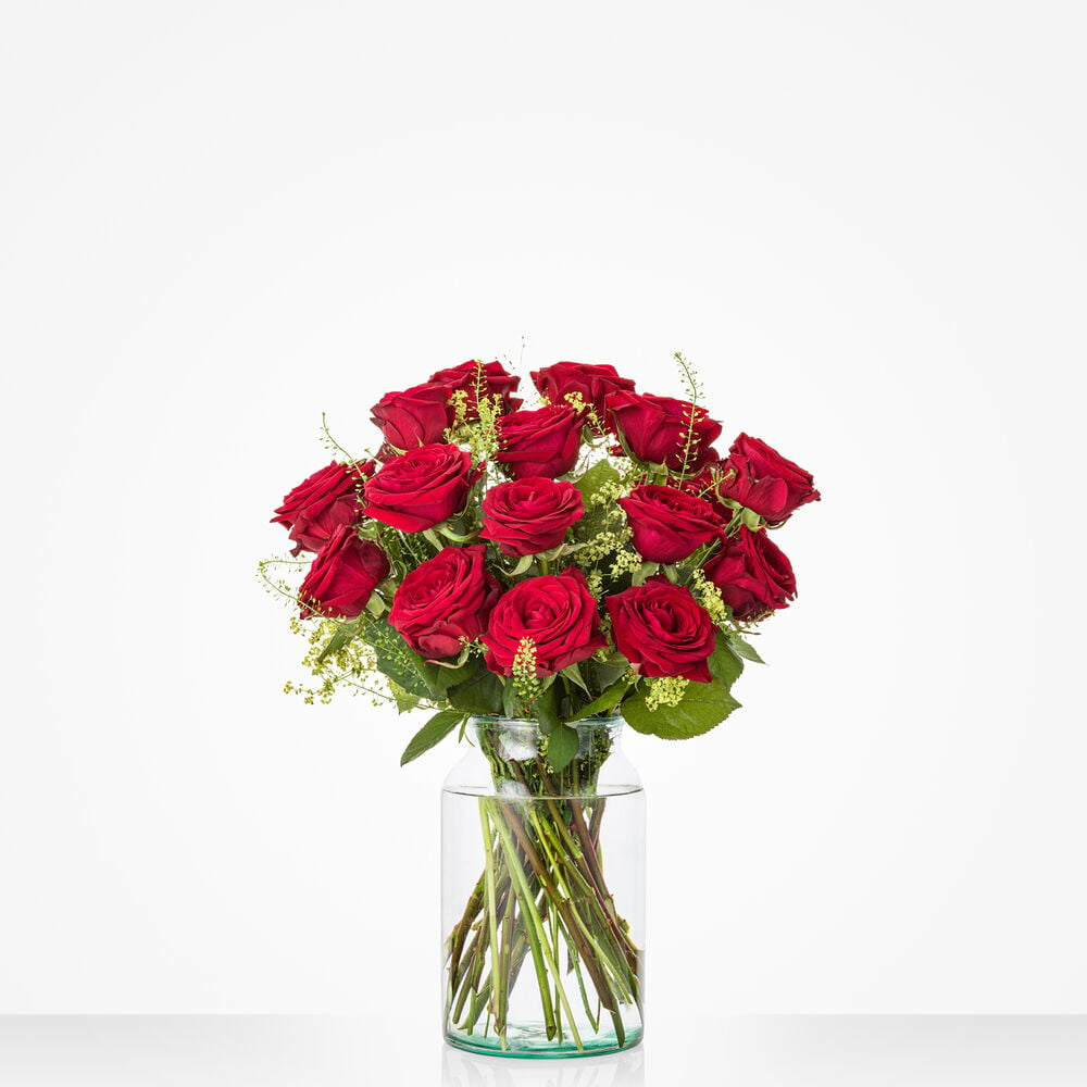 Lovely red roses bouquet